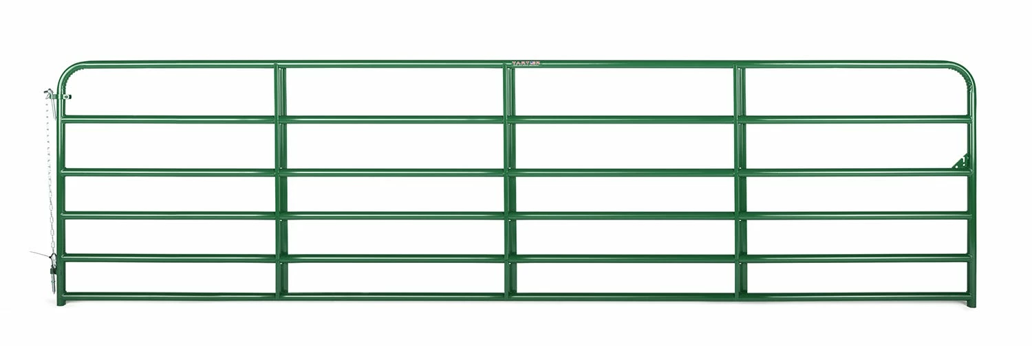 Tarter 16' 6 Bar Tube Gate, Green - 6EG16 - Panels & Gates 3 Tarter 16' 6 Bar Tube Gate, Green - 6EG16 - Panels & Gates