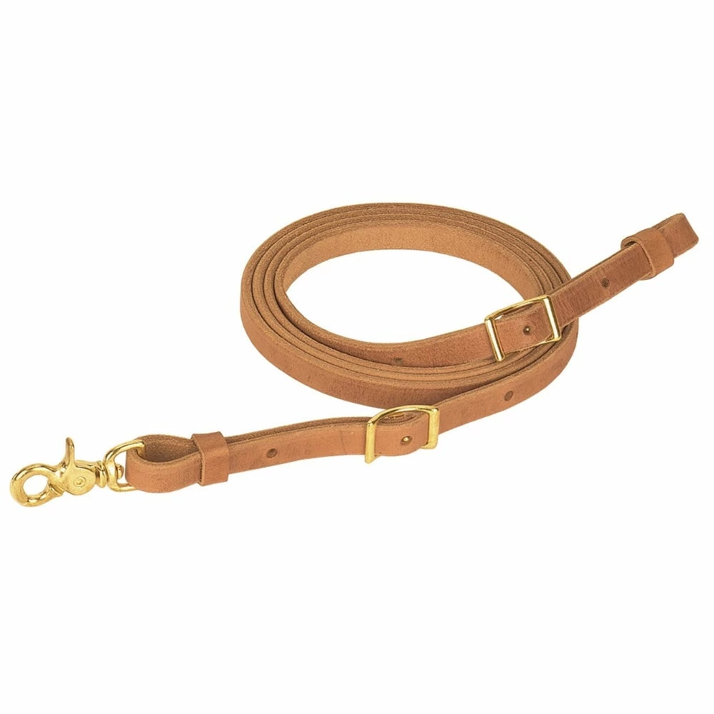 Weaver Leather Harness Leather Flat Roper Rein - 5/8 Inch x 7 Foot - CD-1498 - Leather Reins 3 Weaver Leather Harness Leather Flat Roper Rein - 5/8 Inch x 7 Foot - CD-1498 - Leather Reins