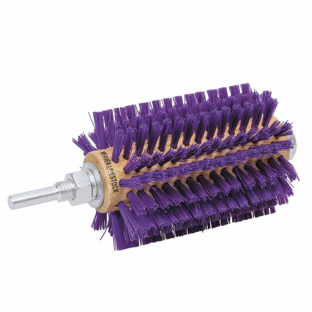 Weaver Leather Livestock Mini Roto Brush - Purple - 69-6000-PU - Grooming Tools 3 Weaver Leather Livestock Mini Roto Brush - Purple - 69-6000-PU - Grooming Tools