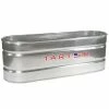 Tarter 2' x 2' x 6' Oval Galvanized Stock Tank - WT226 - Waterers