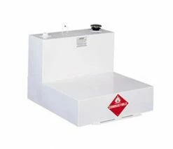 Delta 52 Gallon L Shaped Steel Liquid Transfer Tanks White 482000 - Livestock Equipment