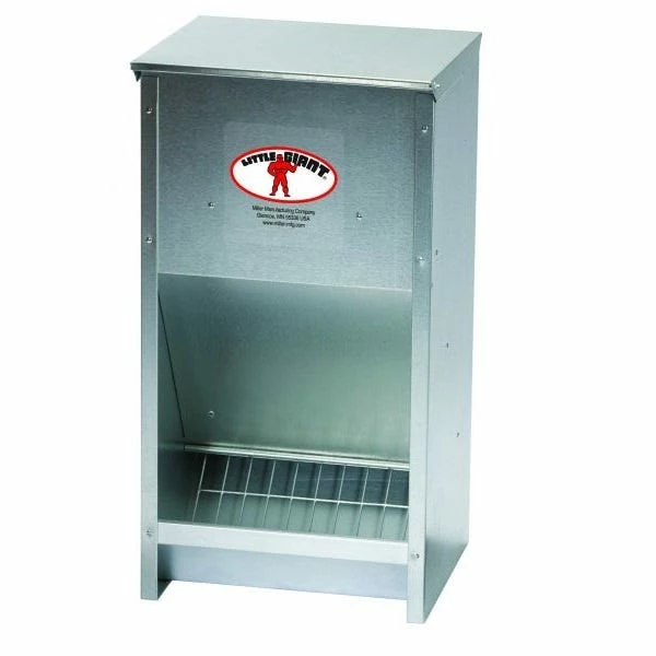 Miller MFG Galvanized High Capacity Poultry Feeder - 171267 - Livestock Supplies 4 Miller MFG Galvanized High Capacity Poultry Feeder - 171267 - Livestock Supplies - Image 2