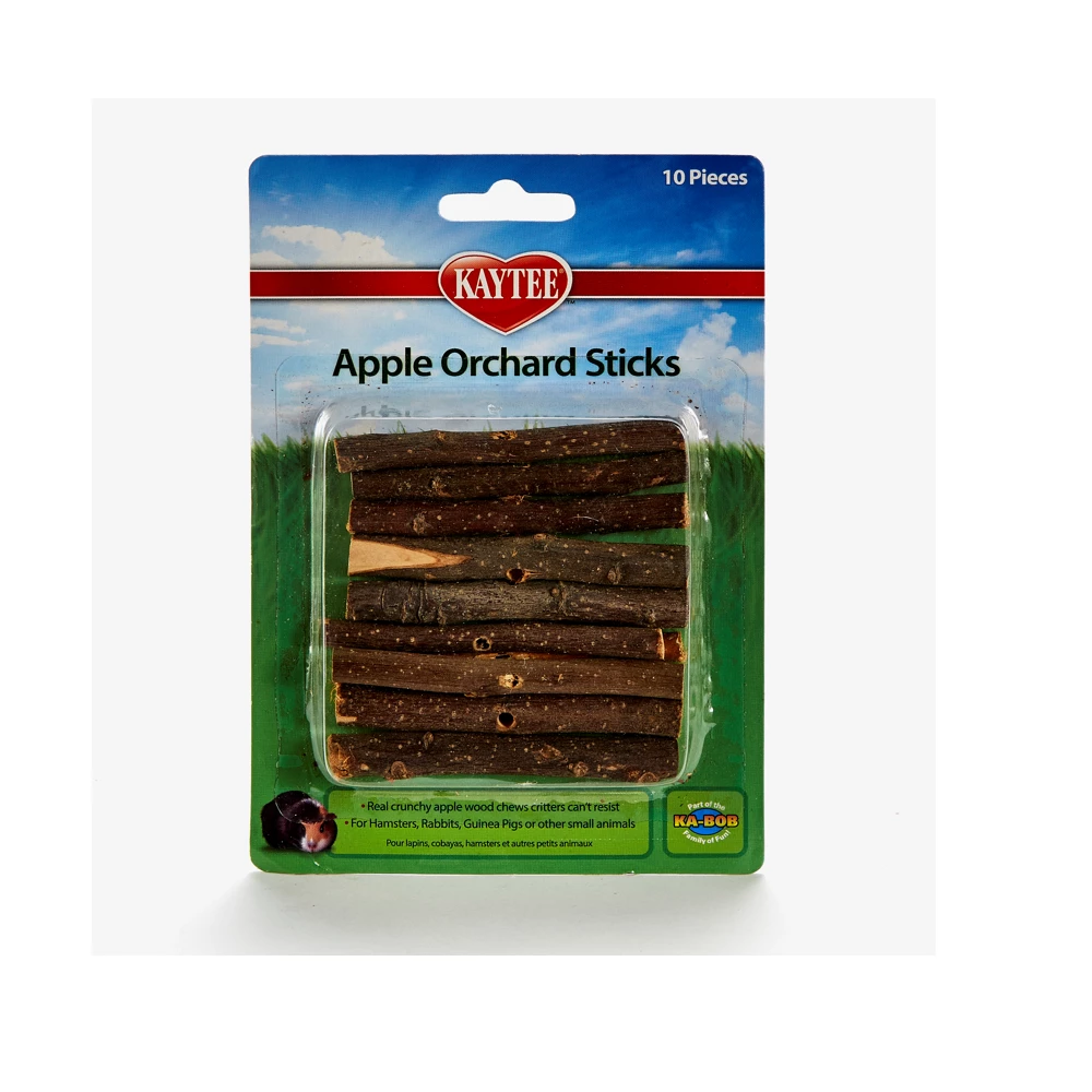 Kaytee Apple Orchard Sticks, 10Count Pack - 100079278 - Small Animal Feed & Treats 3 Kaytee Apple Orchard Sticks, 10Count Pack - 100079278 - Small Animal Feed & Treats