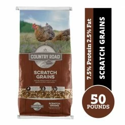 Country Road Scratch Grains Feed, 50 lb. Bag - Chicken Feed