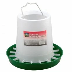 Various Brands Poultry Feeder Green, 7 Pound - 66313 - Small Animal Equipment