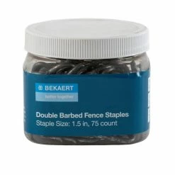 Bekaert 1.5" 8g Double Barbed Staples, 75 Count Tub - 654317 - Fencing -Livestock Online Store b3b5d596d6272e059808cfdbd823998b3ae0adb6 50380392 3