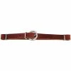 Weaver Leather Straight Latigo Leather Curb Strap - Burgundy - 30-1303 - Bits & Curb Straps