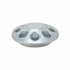 Country Road 6" Galvanized Round Poultry Feeder - Chicken Feeders