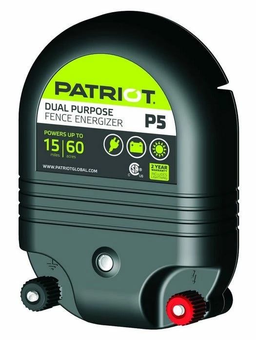 Patriot P5 Dual-Purpose Fence Energizer - 803401 - Electric Fencing 3 Patriot P5 Dual-Purpose Fence Energizer - 803401 - Electric Fencing