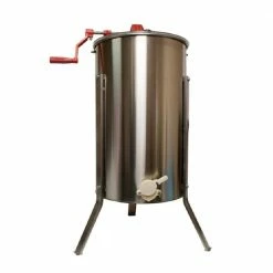 Harvest Lane Honey Stainless Steel 2 Frame Honey Extractor - HONEYE-102 - Beekeeping Tools