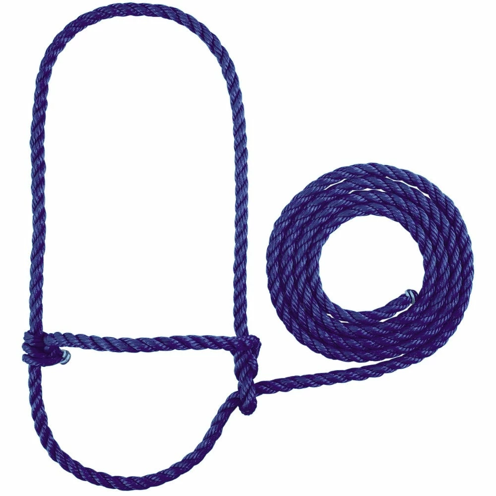 Weaver Leather Livestock Rope Halter Blue -Cow - 35-7900-BL - Cow Halters, Leads, & Barn Supplies 3 Weaver Leather Livestock Rope Halter Blue -Cow - 35-7900-BL - Cow Halters, Leads, & Barn Supplies