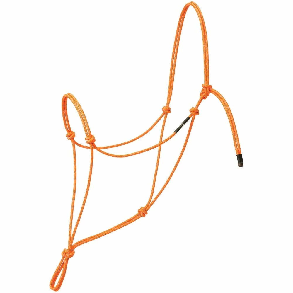 Weaver Leather Silvertip Reflective Rope Halter - Average - Orange - 35-9605-R4 - Rope Halters 4 Weaver Leather Silvertip Reflective Rope Halter - Average - Orange - 35-9605-R4 - Rope Halters - Image 2