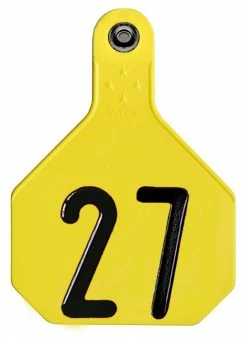 Y-Tex Ear Tag Set Medium Yellow 26-50 - 7712 026 - Livestock Supplies