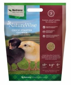 Nutrena NatureWise® Chick Starter Grower 18% Protein Crumble, 7 lb. Bag - Chicken Feed