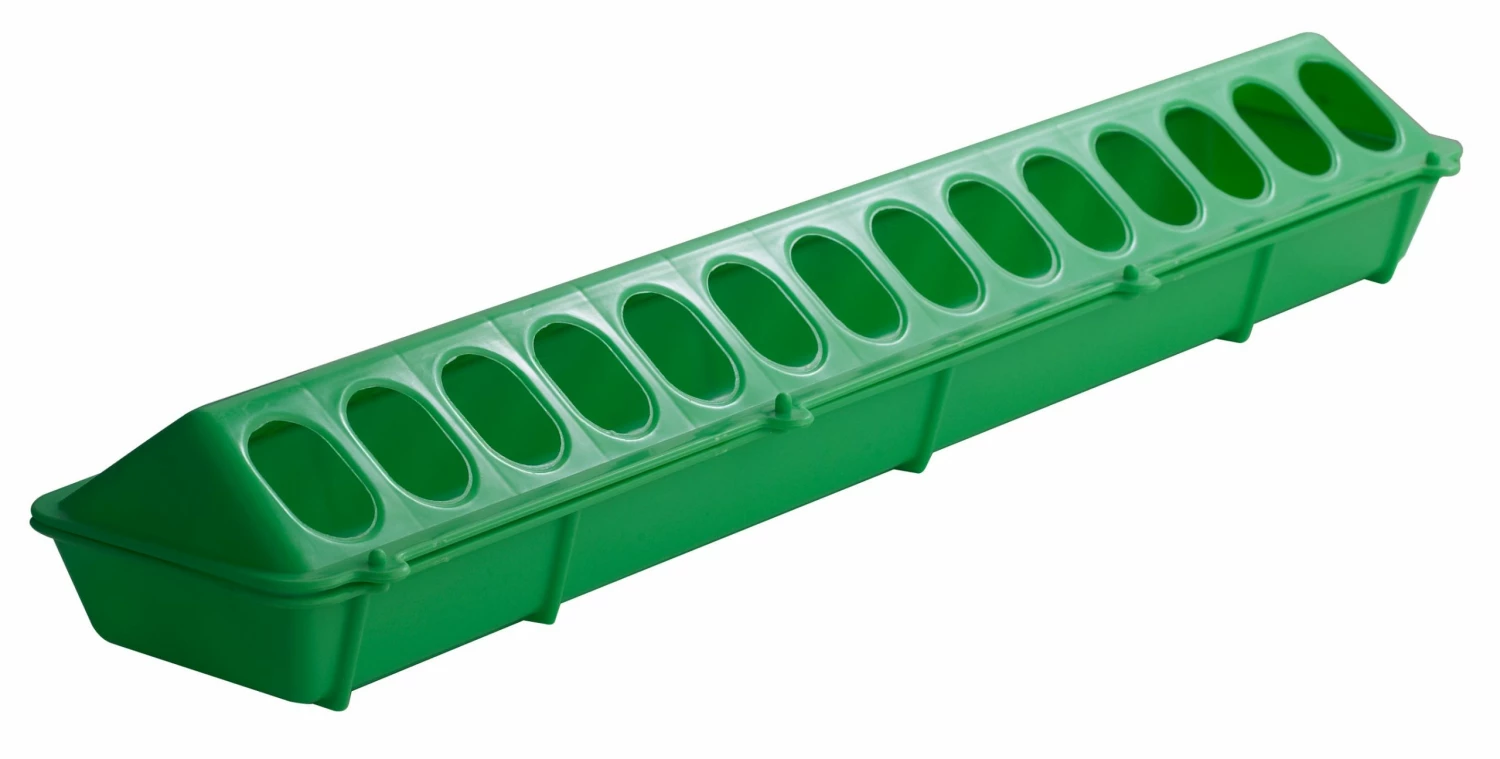 Miller Mfg. Plastic Ground Poultry Chicken Feeder Flip-Top - Lime Green 82 - 820LIMEGREEN - Chicken Feeders 3 Miller Mfg. Plastic Ground Poultry Chicken Feeder Flip-Top - Lime Green 82 - 820LIMEGREEN - Chicken Feeders