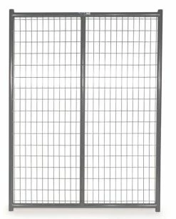 Tarter 6' x 5' Kennel Panel Side ,Gray - DKSHDG5 - Elite Dog Kennel