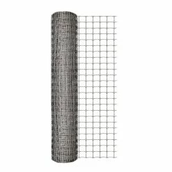 Garden Zone 24" x 50' Plastic Netting with 1" Mesh, Grey - 312450 - Fence and Wire