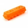 Tuff Stuff Reusable and Washable Plastic Chicken Egg Carton, Orange - 12 Eggs ETD12 - Other Poultry Supplies