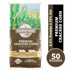 Country Road Premium Cracked Corn, 50 lb. Bag - Livestock Feed