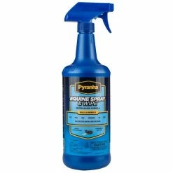 MWI Animal Health Pyranha Spray N Wipe Fly Spray Qt 051208 - Livestock Health