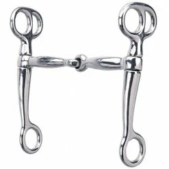 Weaver Leather Tom Thumb Snaffle Bit with 5 Inch Mouth - Nickel Plated - CA-2110 - Bits & Curb Straps