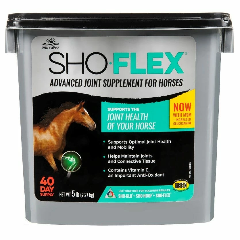 Manna Pro Sho-Flex Advanced Joint Supplement, 5 lb. Container - Livestock Feed Supplements 3 Manna Pro Sho-Flex Advanced Joint Supplement, 5 lb. Container - Livestock Feed Supplements