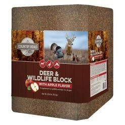 Country Road Deer And Wildlife Block, 33 lb. Block - Mineral