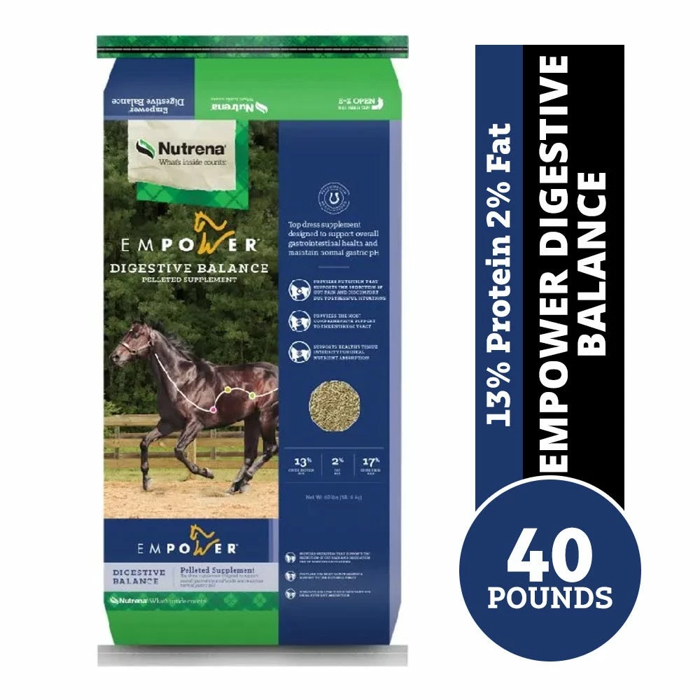 Cargill Nutrena Empower Digestive Balance, 40 lb. Bag - Horse Feed 4 Cargill Nutrena Empower Digestive Balance, 40 lb. Bag - Horse Feed - Image 2