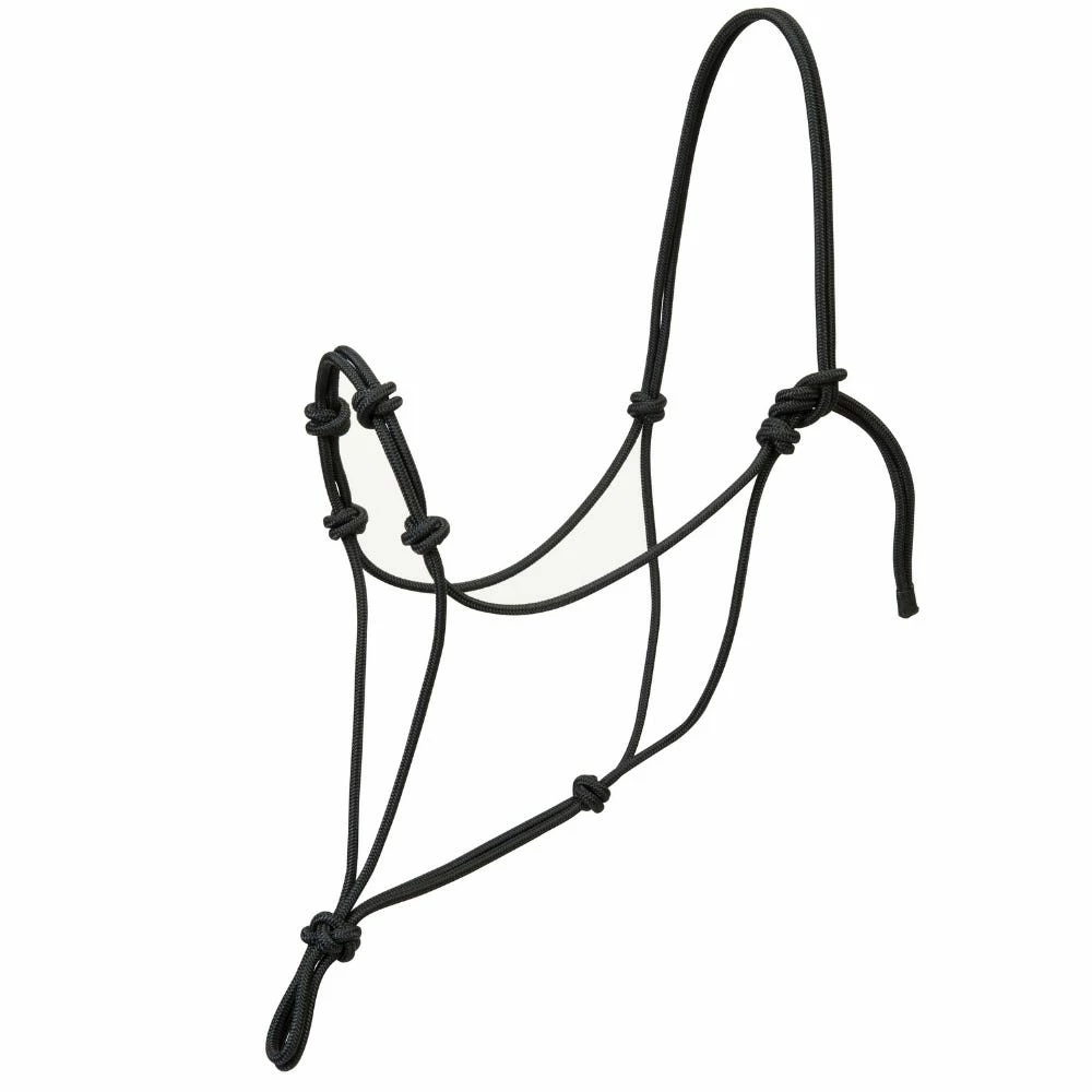 Weaver Leather Silvertip Four Knot Rope Halter - Average - Black - 35-9555-BK - Rope Halters 3 Weaver Leather Silvertip Four Knot Rope Halter - Average - Black - 35-9555-BK - Rope Halters