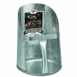 Little Giant Galvanized Feed Scoop, 3 Quart - 9203 - Livestock Supplies