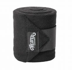 Weaver Leather Polo Wraps - Black - 35-4205-S1 - Leg Care