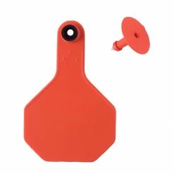 All American Ear Tag Set Blank Orange 3 Star - 7703000 - Livestock Supplies