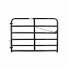 Tarter 6' 6 Bar Extra Heavy Duty Bull Gate, Black - 2BLG6 - Panels & Gates