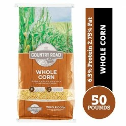 Country Road Whole Corn Feed, 50 lb. Bag - Cattle Feed