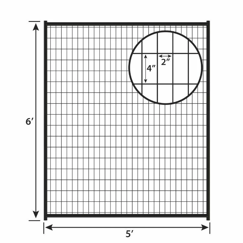Pet Sentinel 6' x 5' Welded Wire Panel - 541631 - Fence and Wire 4 Pet Sentinel 6' x 5' Welded Wire Panel - 541631 - Fence and Wire - Image 2