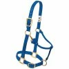 Weaver Leather Original Adjustable Nylon Horse Halter - Blue - 1 Inch Average - 35-7035-BL - Nylon Halters