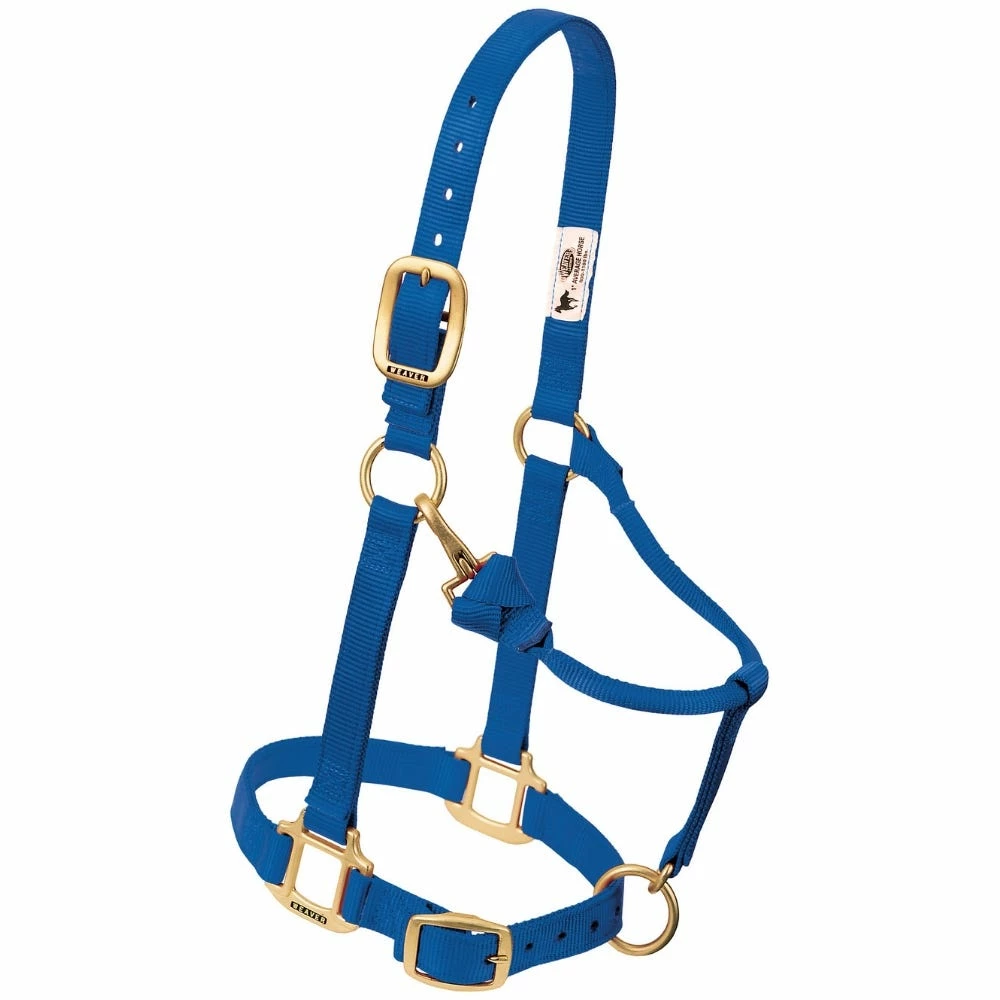 Weaver Leather Original Adjustable Nylon Horse Halter - Blue - 1 Inch Average - 35-7035-BL - Nylon Halters 3 Weaver Leather Original Adjustable Nylon Horse Halter - Blue - 1 Inch Average - 35-7035-BL - Nylon Halters