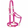 Weaver Leather Original Adjustable Nylon Horse Halter - Diva Pink - 1 Inch Large - 35-7036-DP - Nylon Halters -Livestock Online Store fca3ef70a91b09fe6ea0516f5f7408520280c253 675200007 675200007 image 35 7036 dp