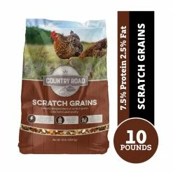 Country Road Scratch Grains, 10 lb. Bag - Chicken Feed