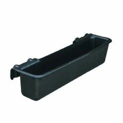 Little Giant Hook Over Trough Feeder, 52 Quart - HF52BLACK - Livestock Supplies