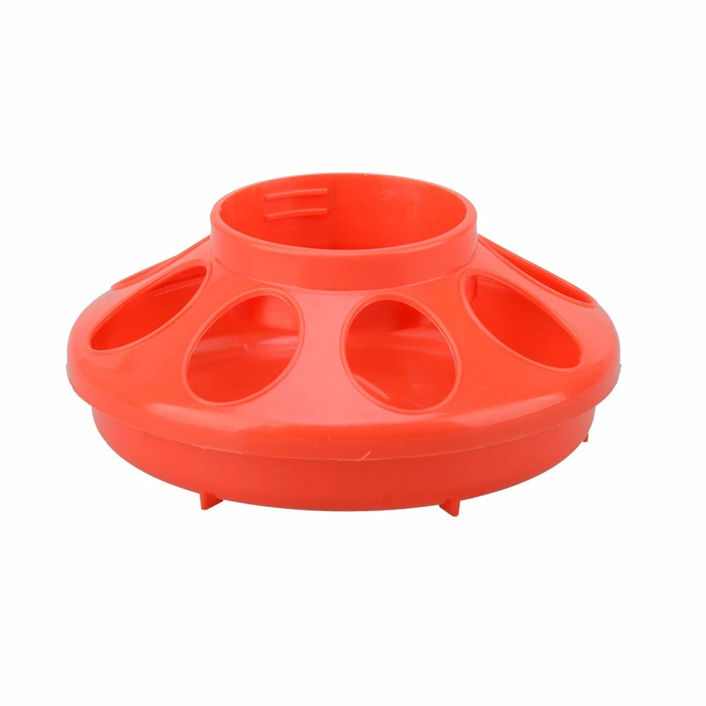 Country Road Plastic Screw-On Poultry Feeder Base, Red, 1 qt. - Chicken Feeders 3 Country Road Plastic Screw-On Poultry Feeder Base, Red, 1 qt. - Chicken Feeders